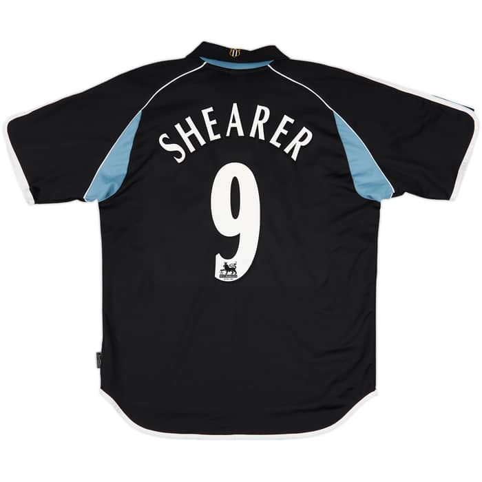 2000-01 Newcastle Away Shirt Shearer #9 - 8/10 - (L)