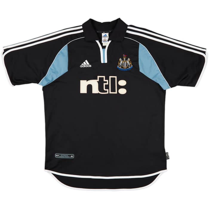 2000-01 Newcastle Away Shirt Shearer #9 - 8/10 - (L)