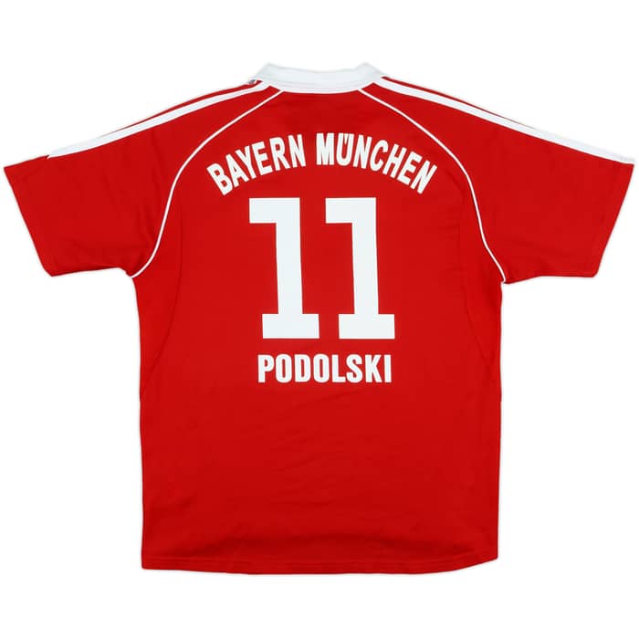 2005-06 Bayern Munich Home Shirt Podolski #11 - 8/10 - (XL.Boys)