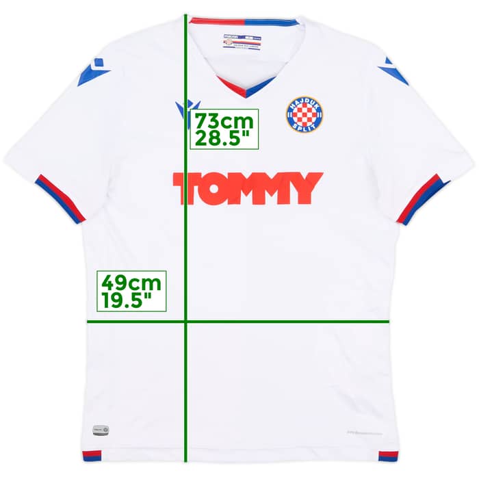 2020-22 Hajduk Split Home Shirt & Shorts - 9/10 - (M)