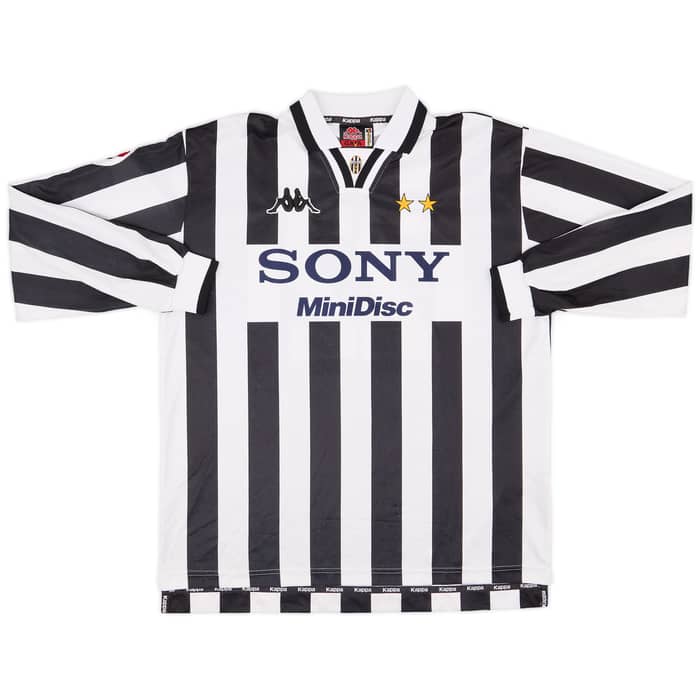 1996-97 Juventus Match Issue Home L/S Shirt #22
