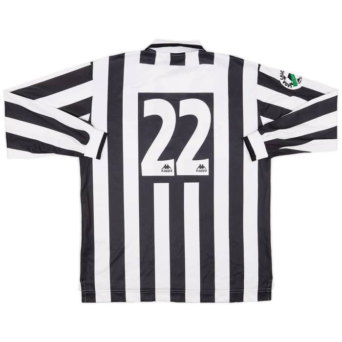 1996-97 Juventus Match Issue Home L/S Shirt #22