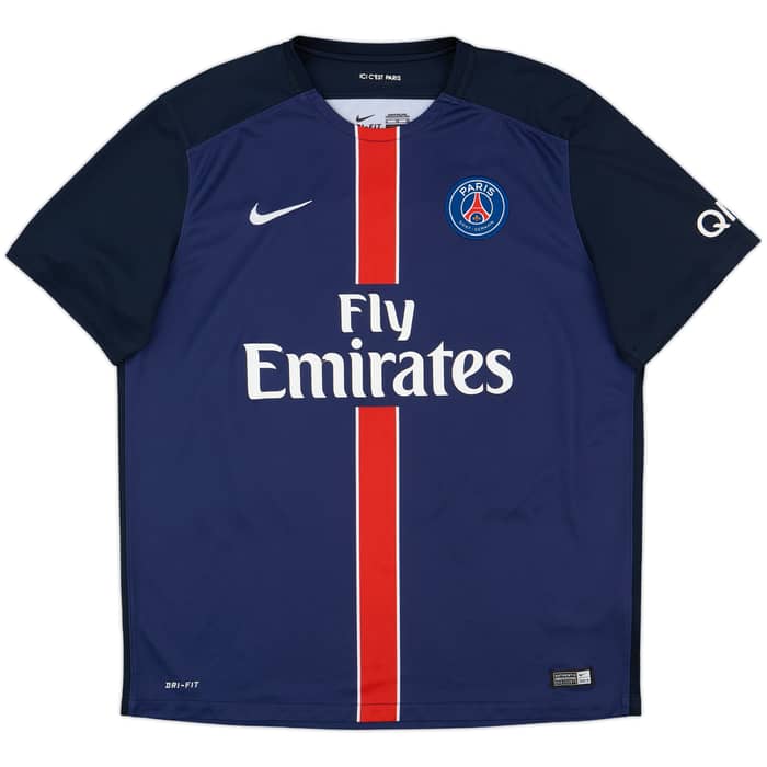2015-16 Paris Saint-Germain Home Shirt Ibrahimovic #10 - 6/10 - (XL)