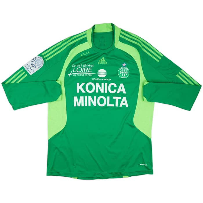 2008-09 Saint Etienne Match Issue Home L/S Shirt Matsui #22