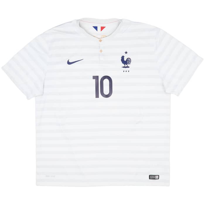 Camiseta de visitante de France 2014-15 Benzema #10 - 5/10 - (XL)