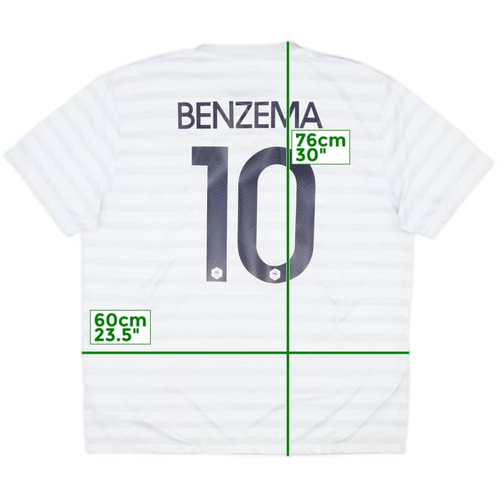 Camiseta de visitante de France 2014-15 Benzema #10 - 5/10 - (XL)