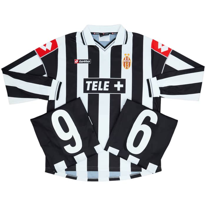 2000-01 Juventus Player Issue Home L/S Shirt - 5/10 - (XL)