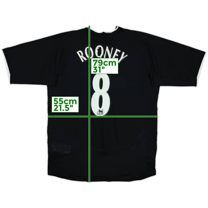 2003-05 Manchester United Away Shirt Rooney #8 - 5/10 - (L)