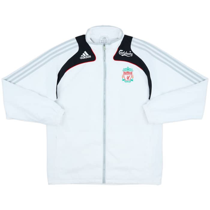 2008-09 Liverpool adidas Track Jacket - 8/10 - (L)