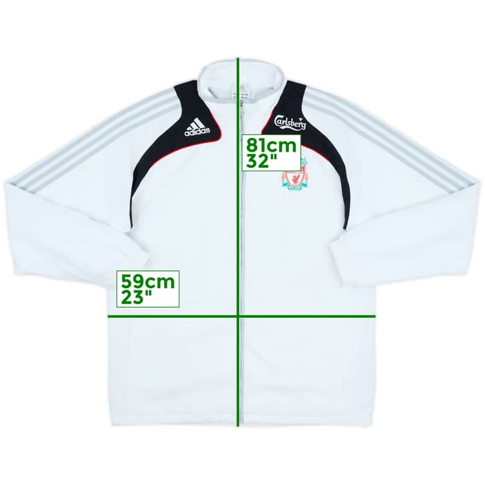 2008-09 Liverpool adidas Track Jacket - 8/10 - (L)