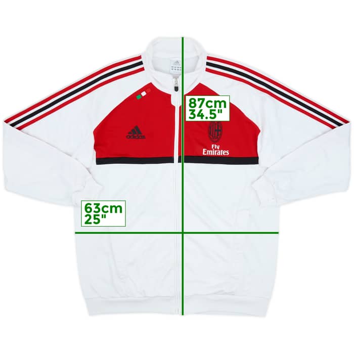 2011-12 AC Milan adidas Track Jacket - 7/10 - (XXL)