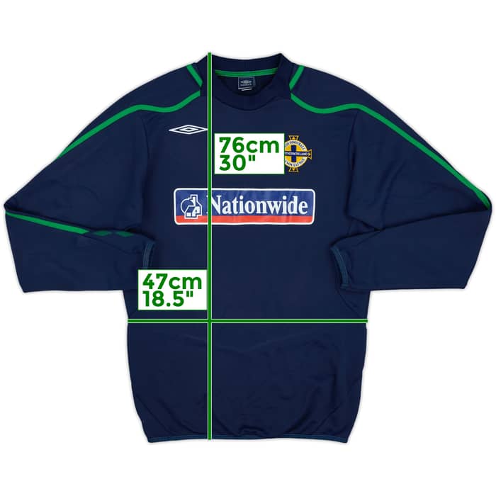 2007-09 Northern Ireland Umbro Sweat Top - 8/10 - (M)