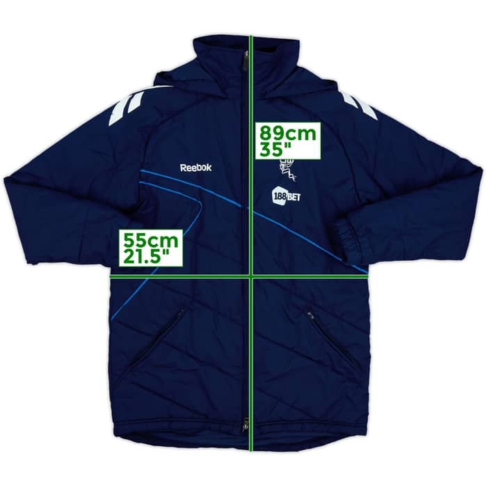2010-11 Bolton Reebok Hooded Padded Bench Coat - 8/10 - (S)