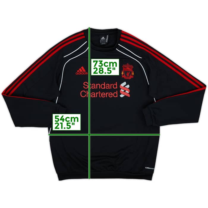 2010-11 Liverpool adidas Sweat Top - 10/10 - (L)