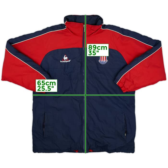 2002-03 Stoke City Le Coq Sportif Padded Bench Coat - 7/10 - (M)
