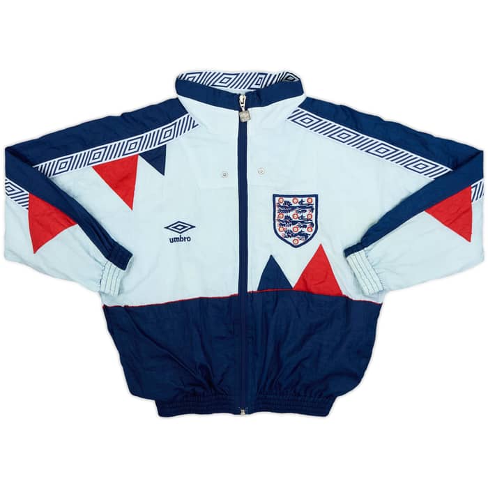 1990-92 England Umbro Track Jacket - 8/10 - (4-5 Years)