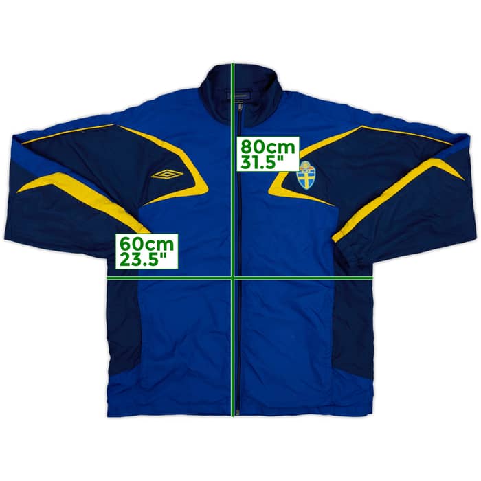 2006-07 Sweden Umbro Track Jacket - 8/10 - (L)