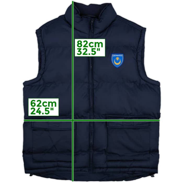 2013-14 Portsmouth Padded Gilet - 10/10 - (L)
