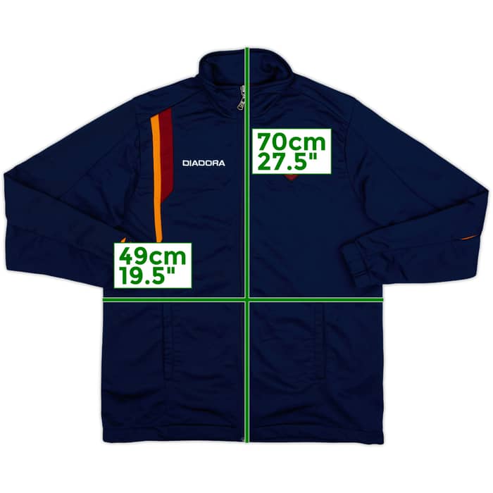 2005-06 Roma Diadora Track Jacket - 8/10 - (S)