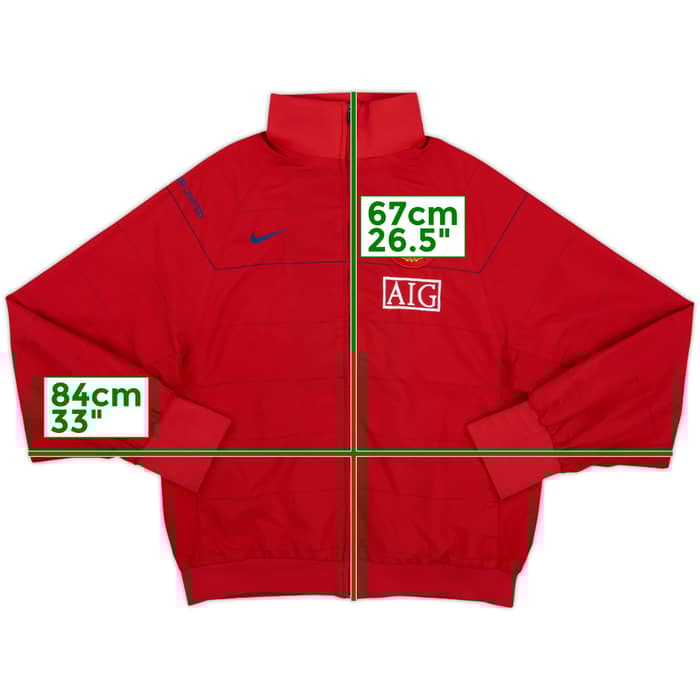 2008-09 Manchester United Nike Track Jacket - 7/10 - (S)