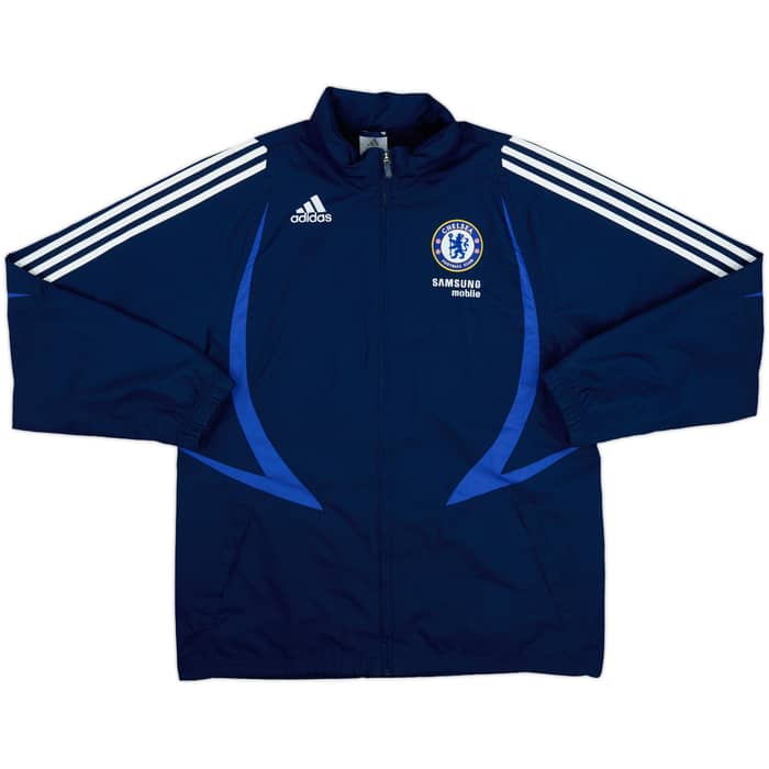 2007-08 Chelsea adidas Hooded Rain Jacket - 10/10 - (M)