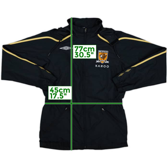 2008-09 Hull City Umbro Hooded Rain Jacket - 9/10 - (S)