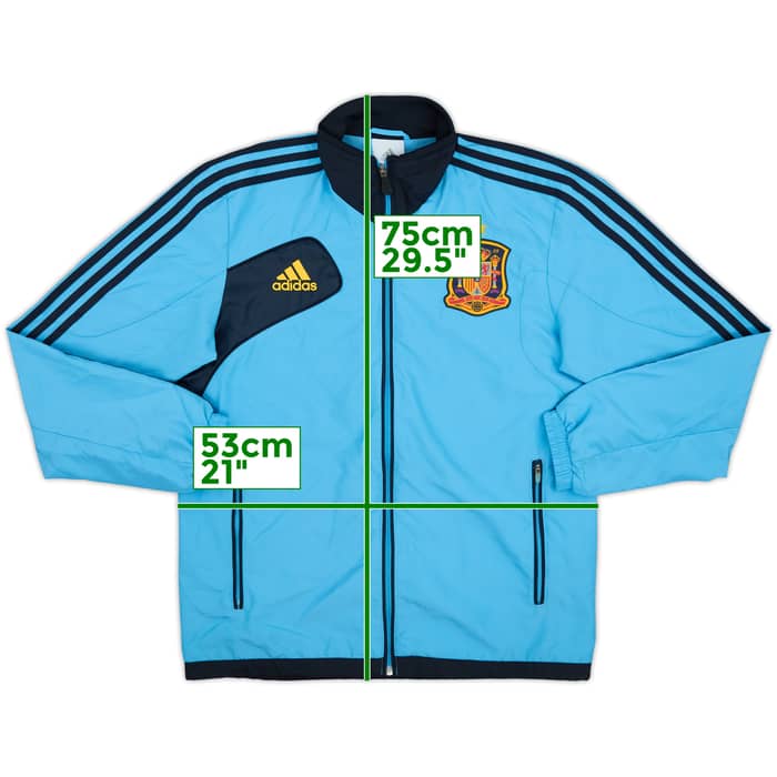 2010-11 Spain adidas Track Jacket - 9/10 - (M)