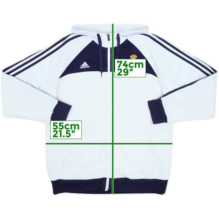 2012-13 Real Madrid adidas Hooded Track Jacket - 7/10 - (L)