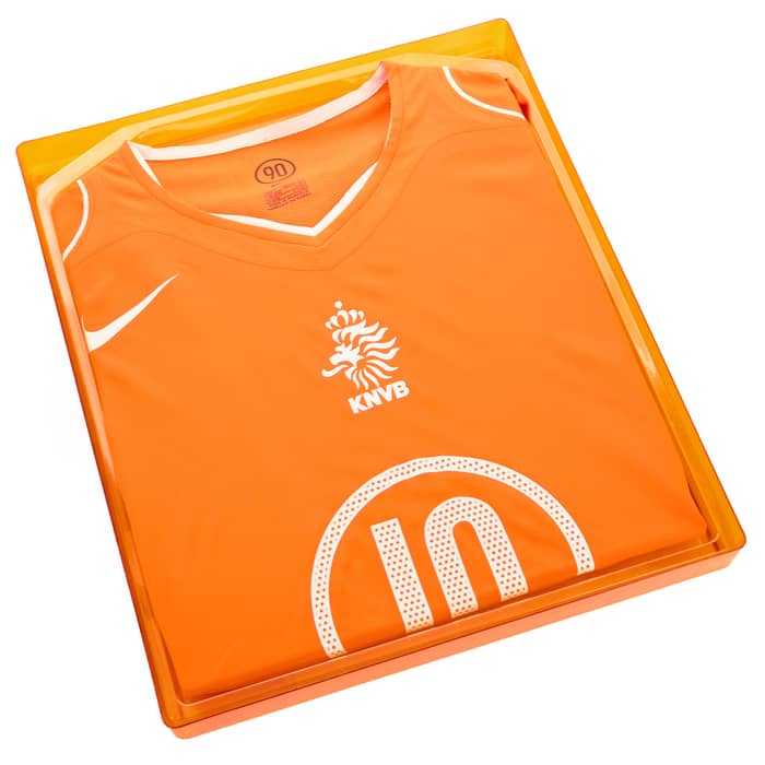 2004-06 Netherlands Limited Edition Player Issue Home Shirt 1244/5000 v. Nistelrooy #10 (L)