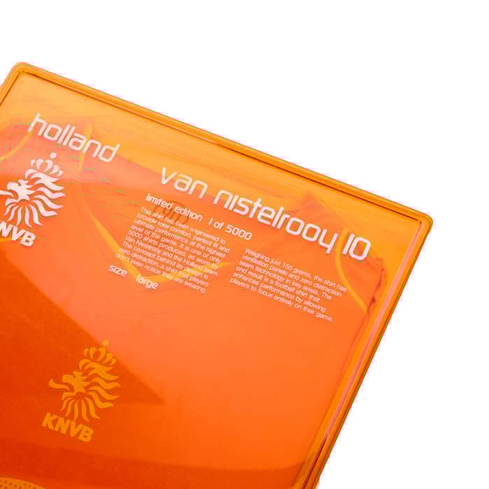 2004-06 Netherlands Limited Edition Player Issue Home Shirt 1244/5000 v. Nistelrooy #10 (L)