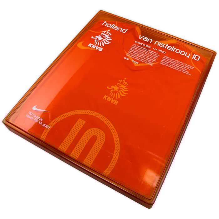 2004-06 Netherlands Limited Edition Player Issue Home Shirt 0778/5000 van Nistelrooy #10 (L)