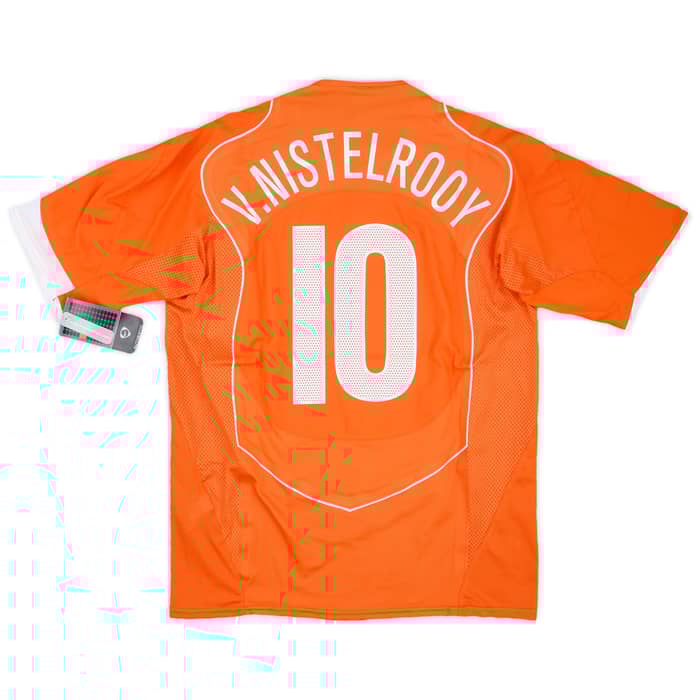 2004-06 Netherlands Limited Edition Player Issue Home Shirt 0778/5000 van Nistelrooy #10 (L)