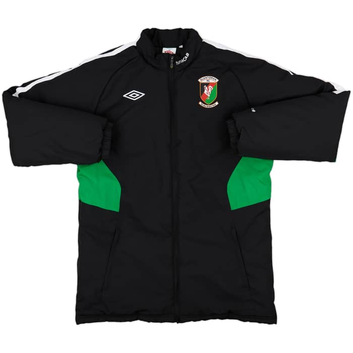 2010-11 Glentoran Umbro Padded Bench Coat - 8/10 - (L)