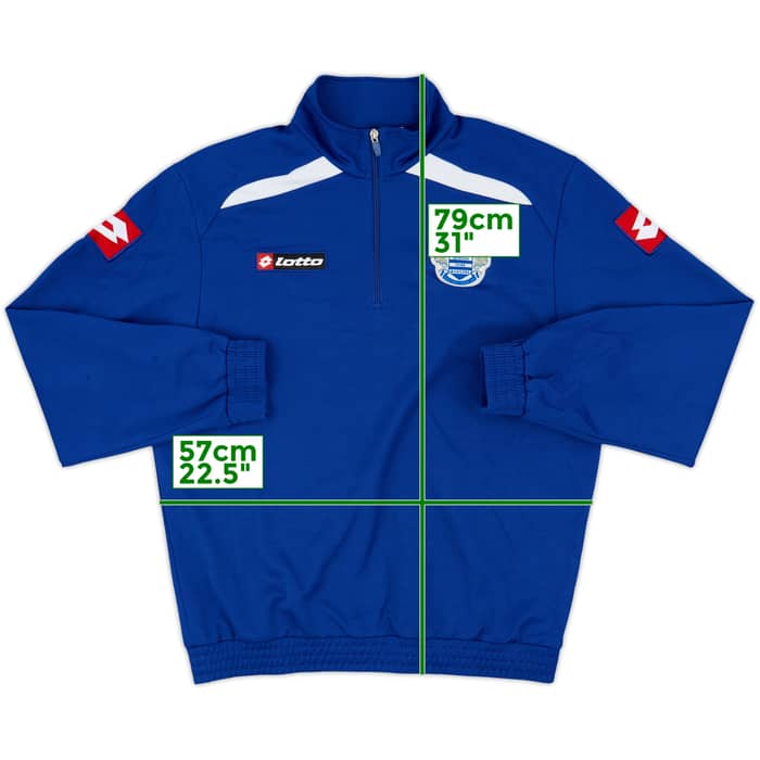 2008-09 QPR Lotto 1/4 Zip Drill Top - 9/10 - (L)