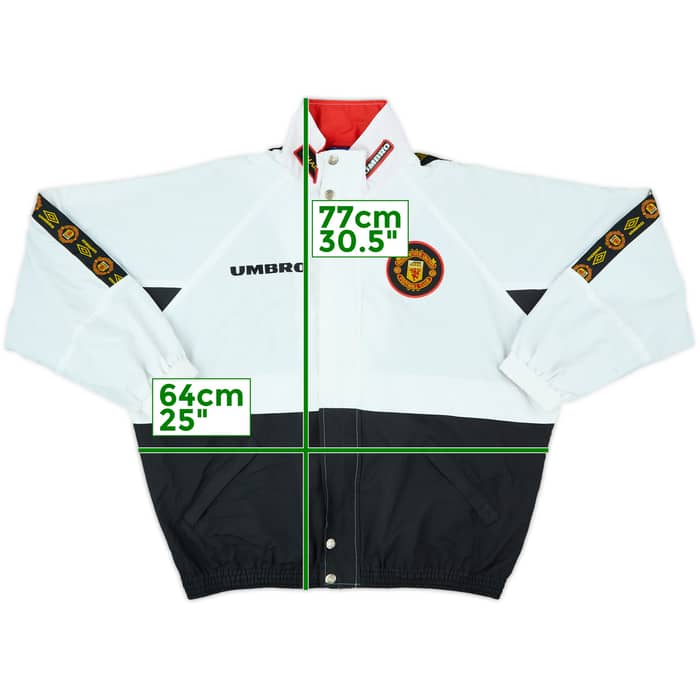 1996-97 Manchester United Umbro Track Jacket - 8/10 - (L)