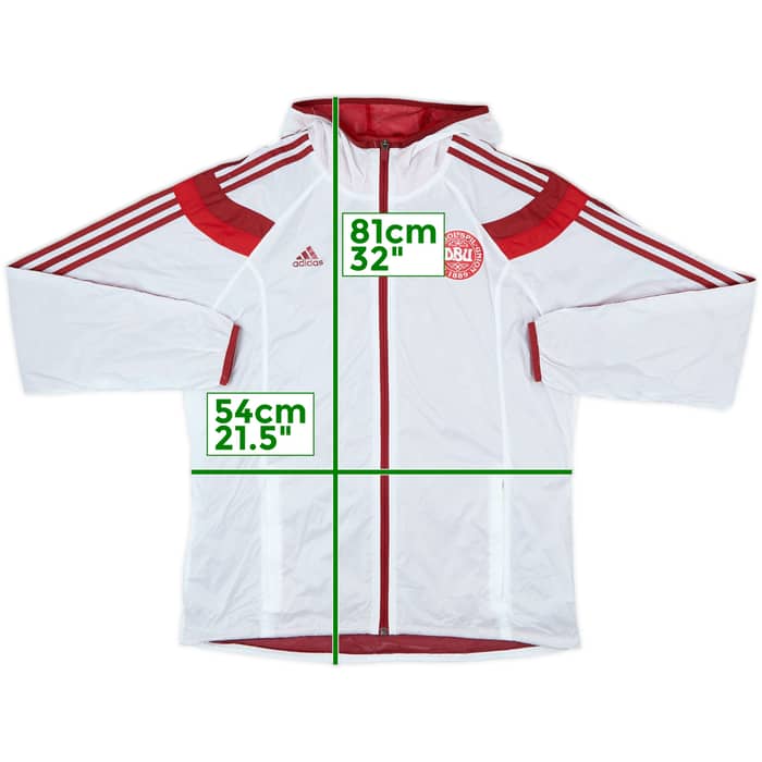 2014-16 Denmark adidas Hooded Rain Jacket - 9/10 - (L)