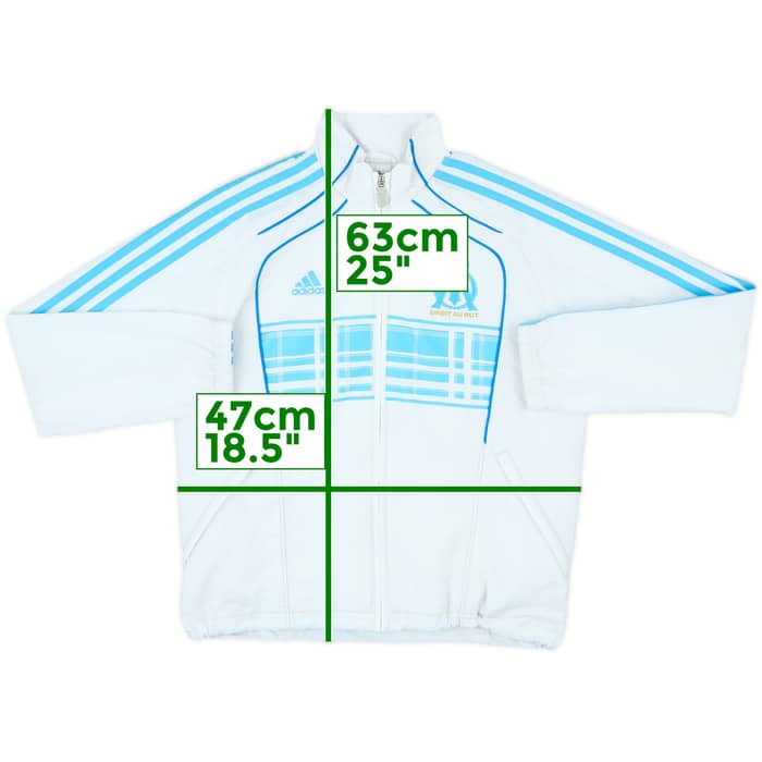 2010-11 Marseille adidas Track Jacket - 7/10 - (M.Boys)