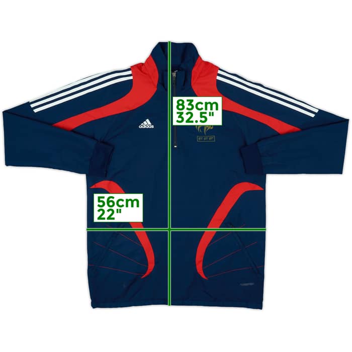 2007-08 France Player Issue Formotion 1/4 Zip Drill Top - 6/10 - (L)
