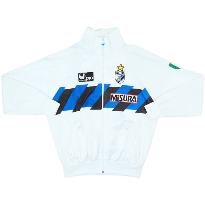 1988-89 Inter Milan Uhlsport Track Jacket - 8/10 - (L)