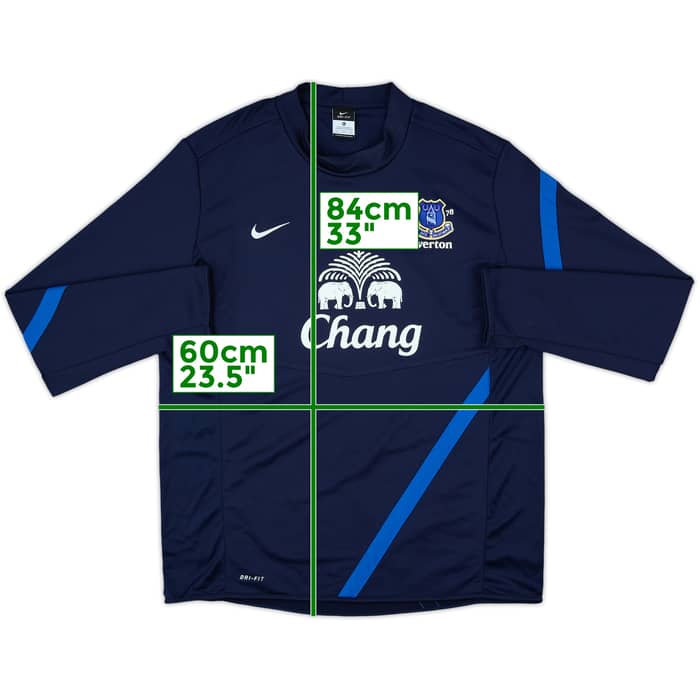 2012-13 Everton Nike Sweat Top - 10/10 - (XL)