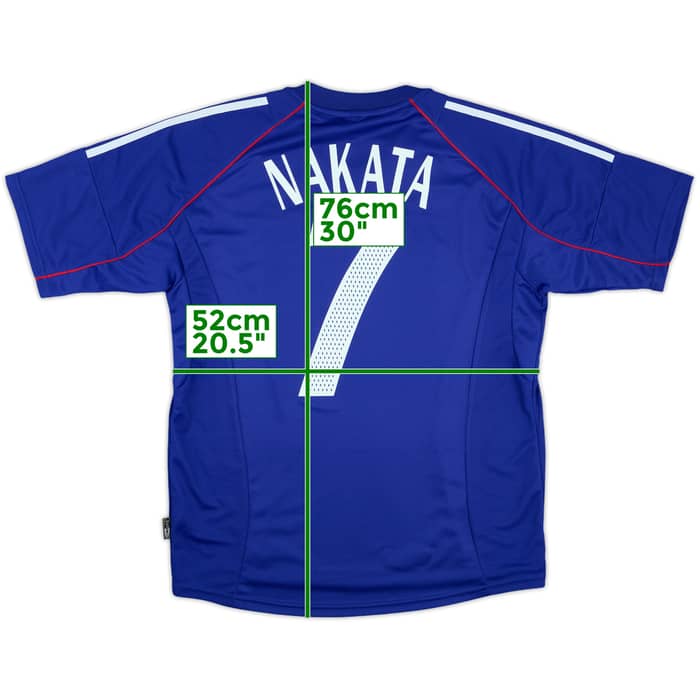 2002-04 Japan Home Shirt Nakata #7 (M)