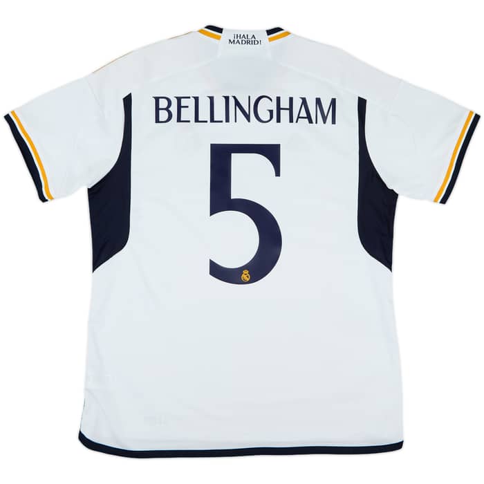 2023-24 Real Madrid Home Shirt Bellingham #5 - 8/10 - (XL)