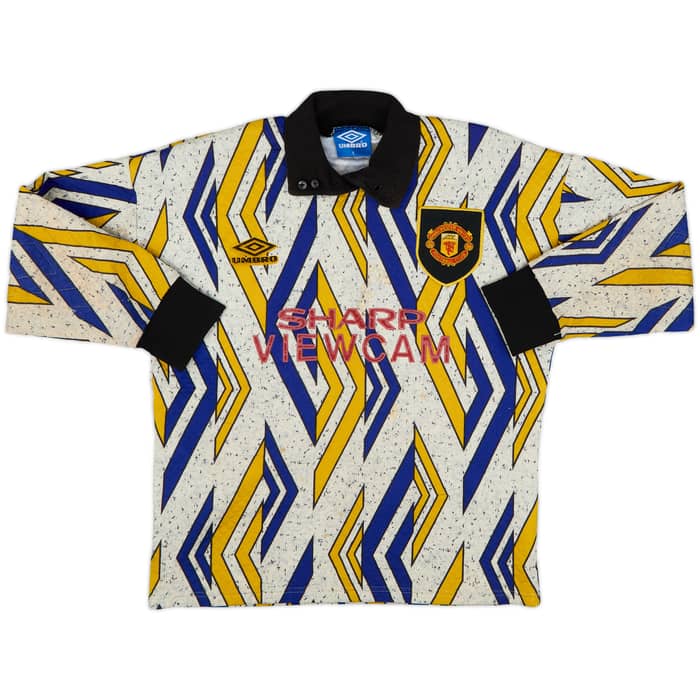 1993-94 Manchester United GK Shirt Schmeichel #1 - 8/10 - (S)