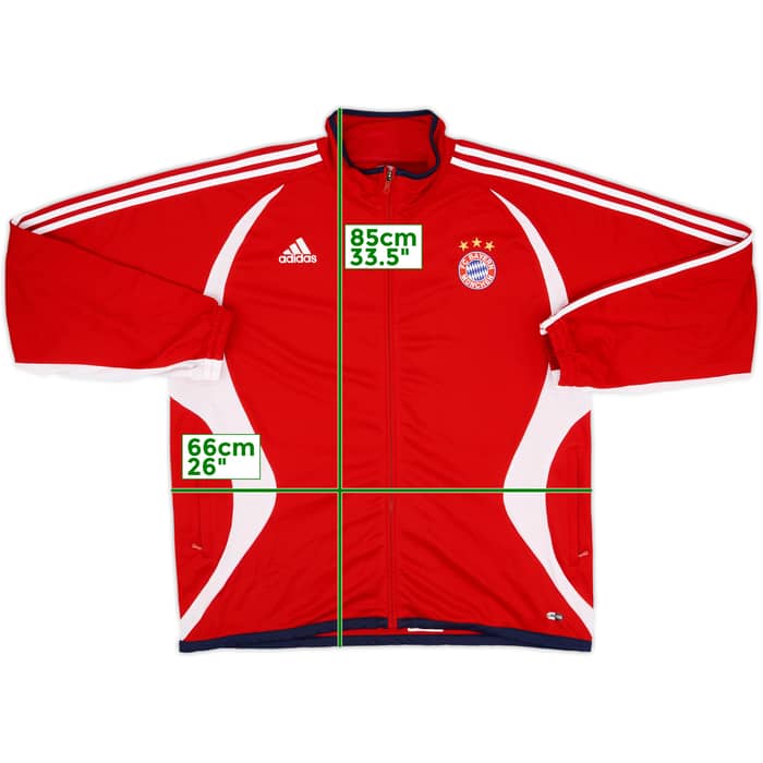 2006-07 Bayern Munich adidas Track Jacket - 9/10 - (XXL)