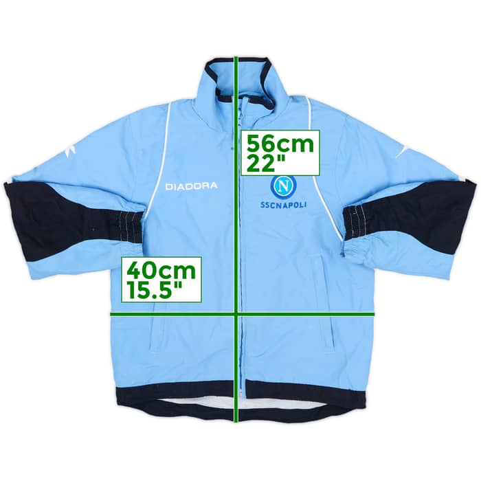 2007-08 Napoli Diadora Track Jacket - 8/10 - (5-6 Years)