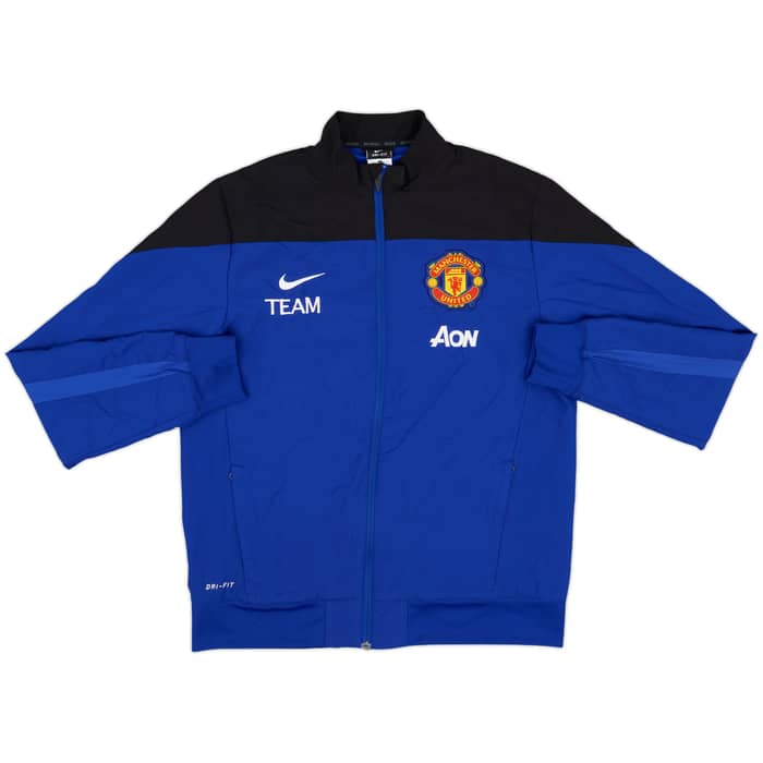 2013-14 Manchester United Team Nike Track Jacket Team - 8/10 - (M)
