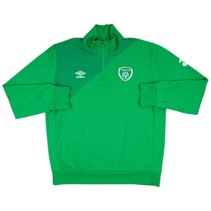 2016-17 Ireland Umbro 1/4 Zip Drill Top - 10/10 - (XXL)
