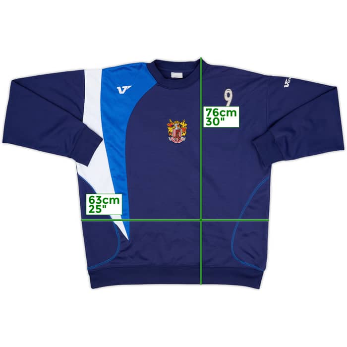 2010-11 Stevenage Vandanel Player Issue Drill Top #9 - 7/10 - (XL)