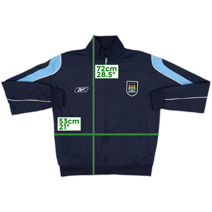2004-06 Manchester City Reebok Track Jacket - 8/10 - (L)