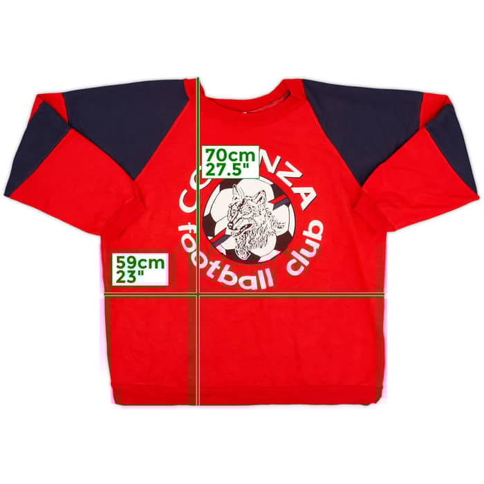 1990-91 Cosenza Le Felpe Dei Grandi Club Sweat Top - 8/10 - (L)